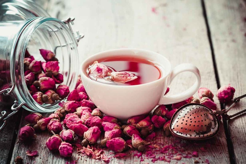 Lợi ích nổi bật của trà hoa hồng
