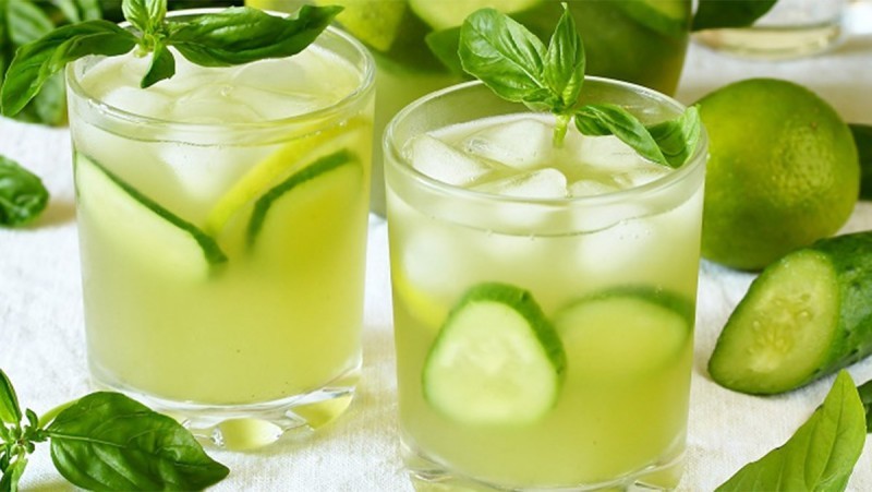 Detox dưa leo – bạc hà – chanh