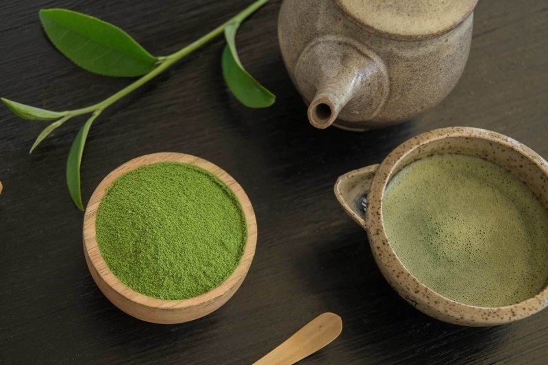 các món ăn ngon từ bột trà xanh​