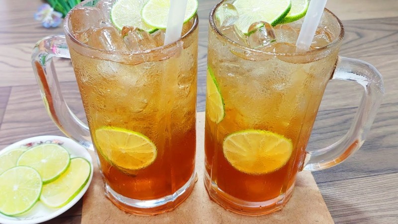 Trà chanh mật ong đá mát lạnh