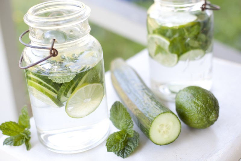 Nước Detox Chanh – Dưa Leo – Bạc Hà