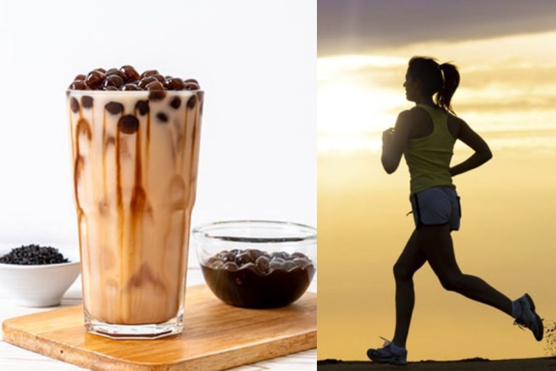 1 ly trà sữa bằng bao nhiêu phút chạy bộ