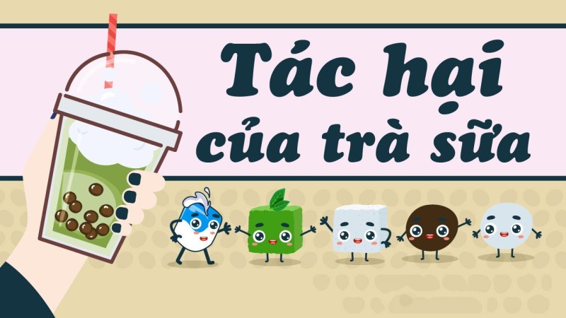 10 tác hại của trà sữa